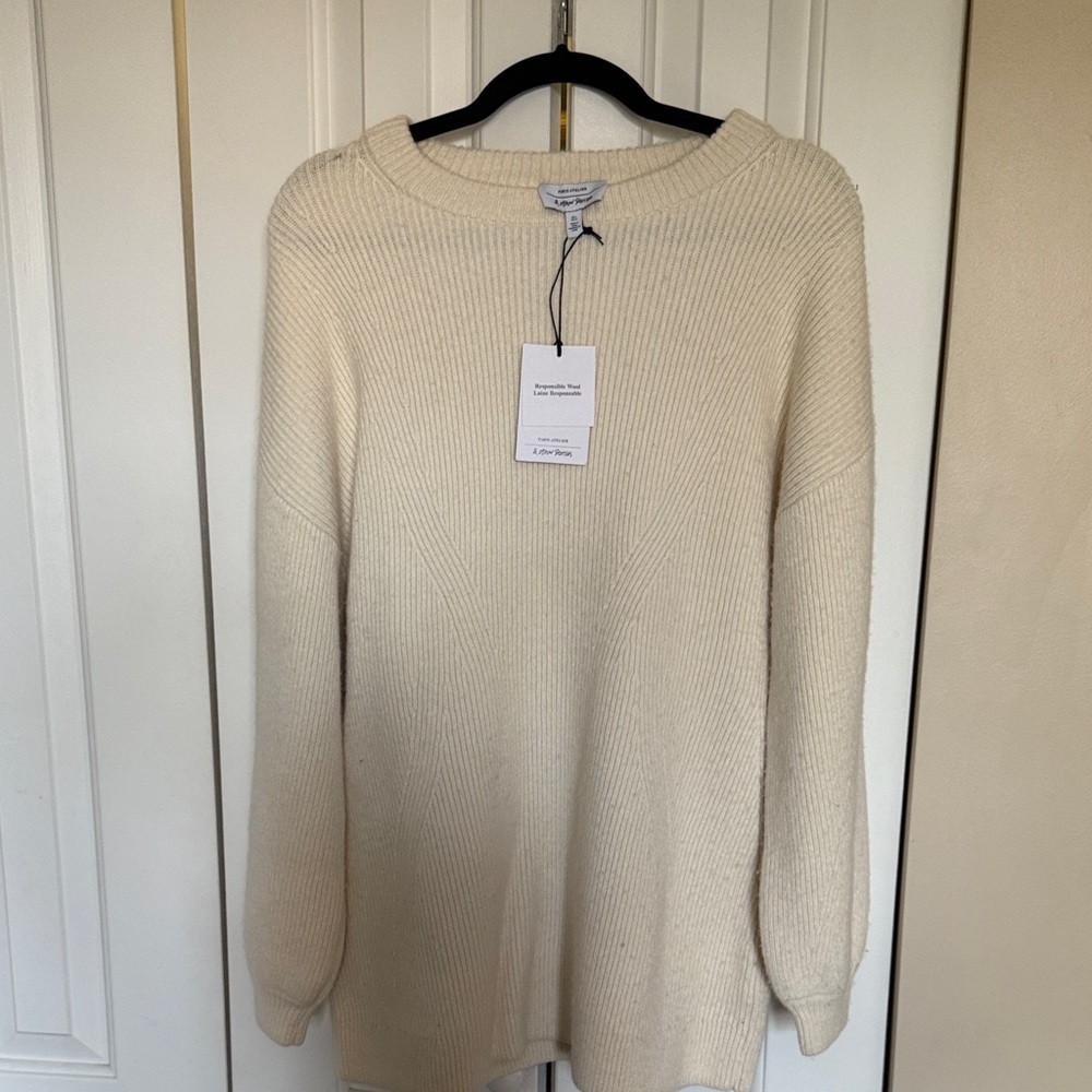 NWT &OTHER STORIES - Cozy Cream Sweater - LONG
